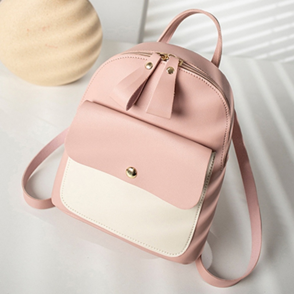 WMNS Two Tone Backpack - Outer Flap Pocket / Hangi